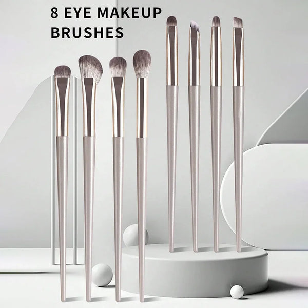 Natural Eye Makeup Brushes Set Eyeshadow Brush