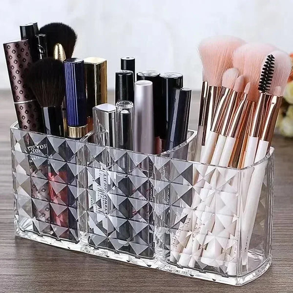 Clear Acrylic Makeup Brush Holder